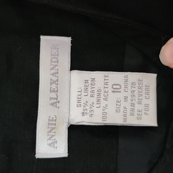 Vintage Annie Alexander Linen Embroidered Fish zip back sleeveless tank top 10. - Picture 5 of 9